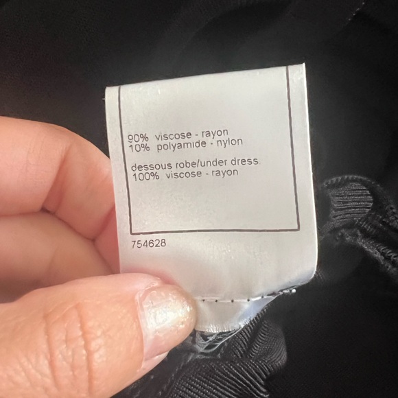 ⭐️🌴 Chanel Black Dress with Logo on front chest - Picture 6 of 6